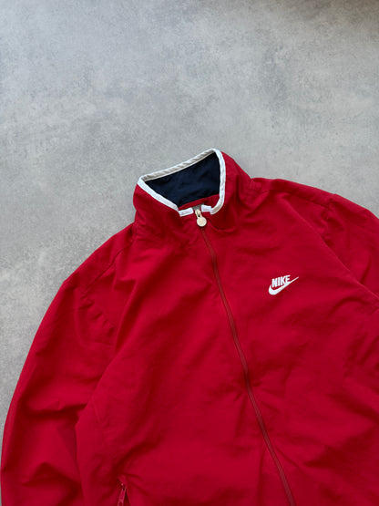 Nike 2000s muška šuškava crvena dukserica (S)