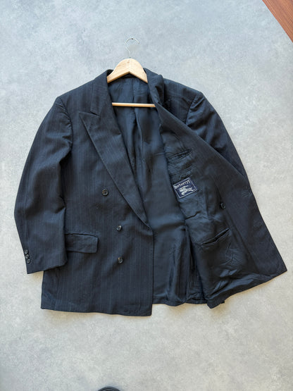 Burberrys vintage double breasted pinstripe muški sako (L)