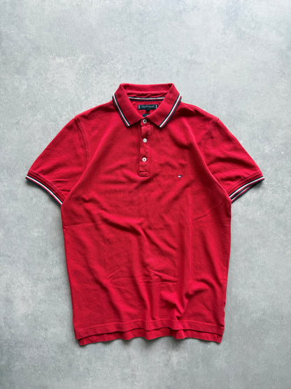 Tommy Hilfiger muška crvena slim fit polo majica (L)