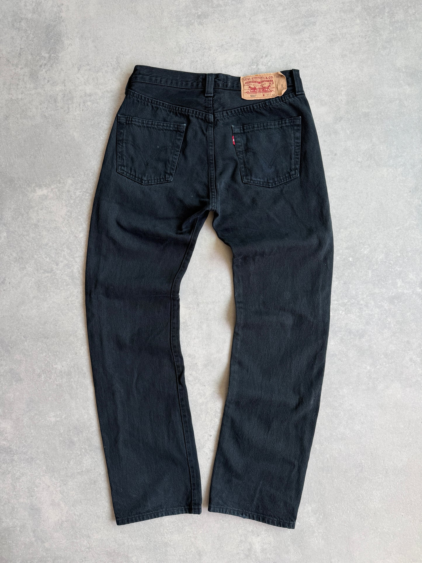 Levis 501 muške crne farmerke (30x32)