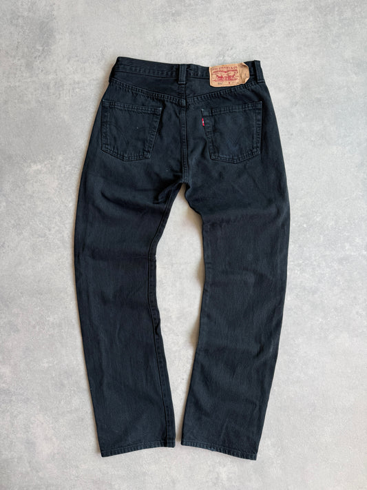Levis 501 muške crne farmerke (30x32)