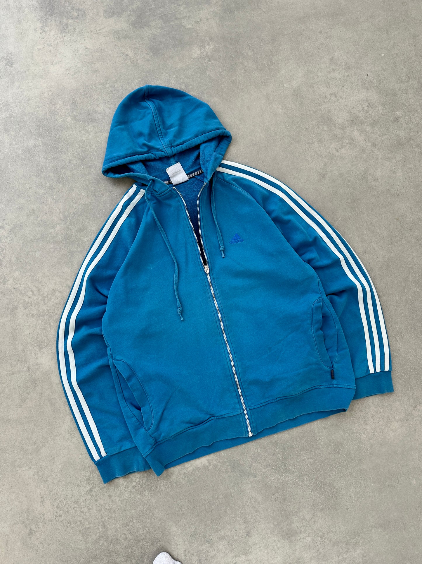 Adidas 2000s basic muška plava dukserica (S)