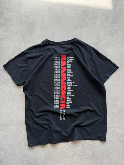 Rammstein muška crna bend majica (XL)