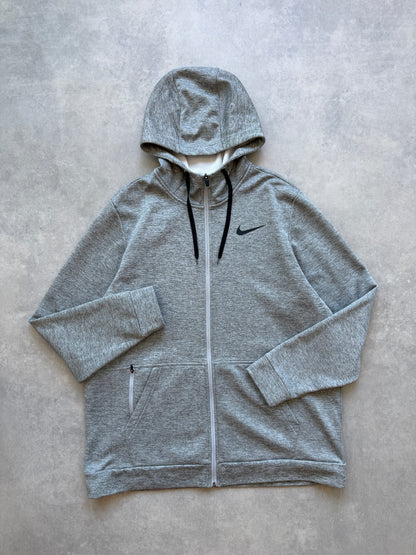 Nike muška siva sportska zip up dukserica (XL)
