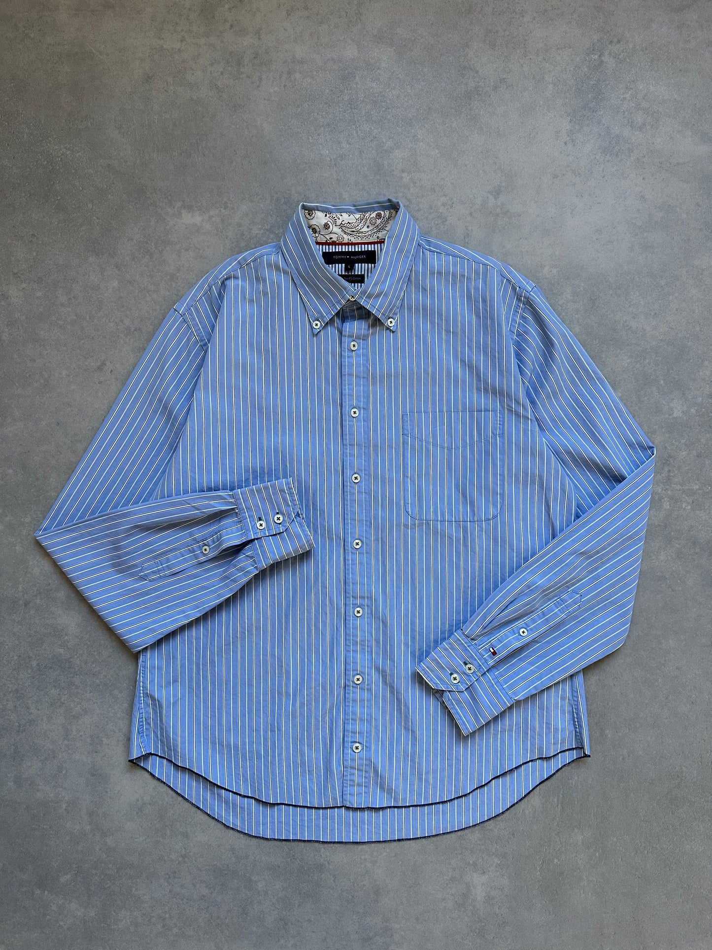 Tommy Hilfiger muška prugasta košulja (L)