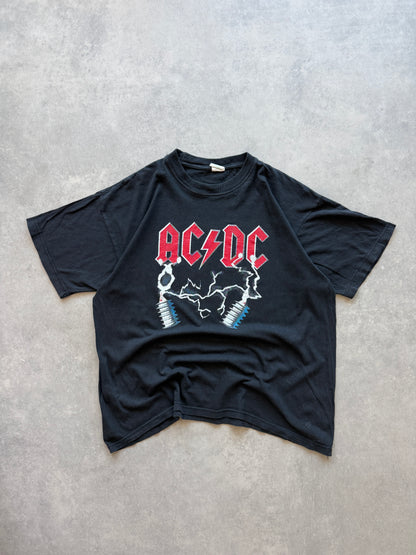 AC DC vintage 90s ženska boxy fit majica (L)