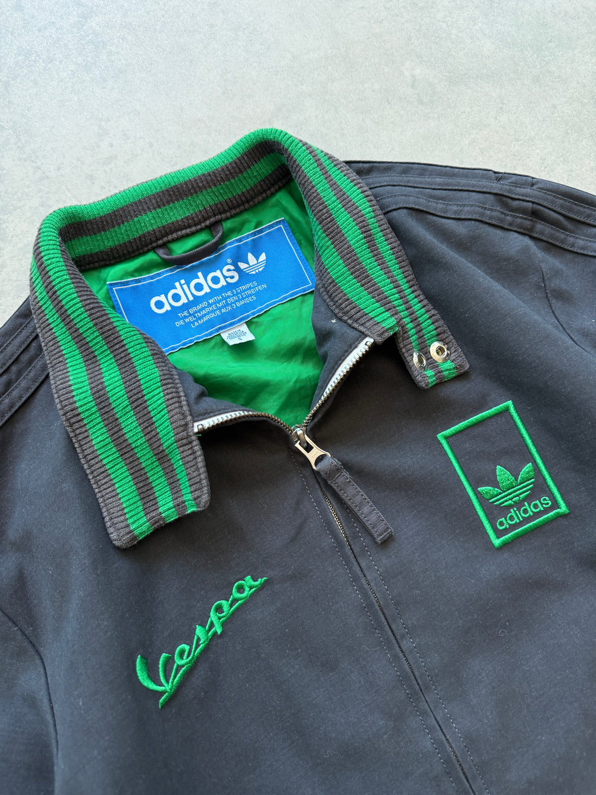 Adidas Vespa 2000s muška siva jakna (S)