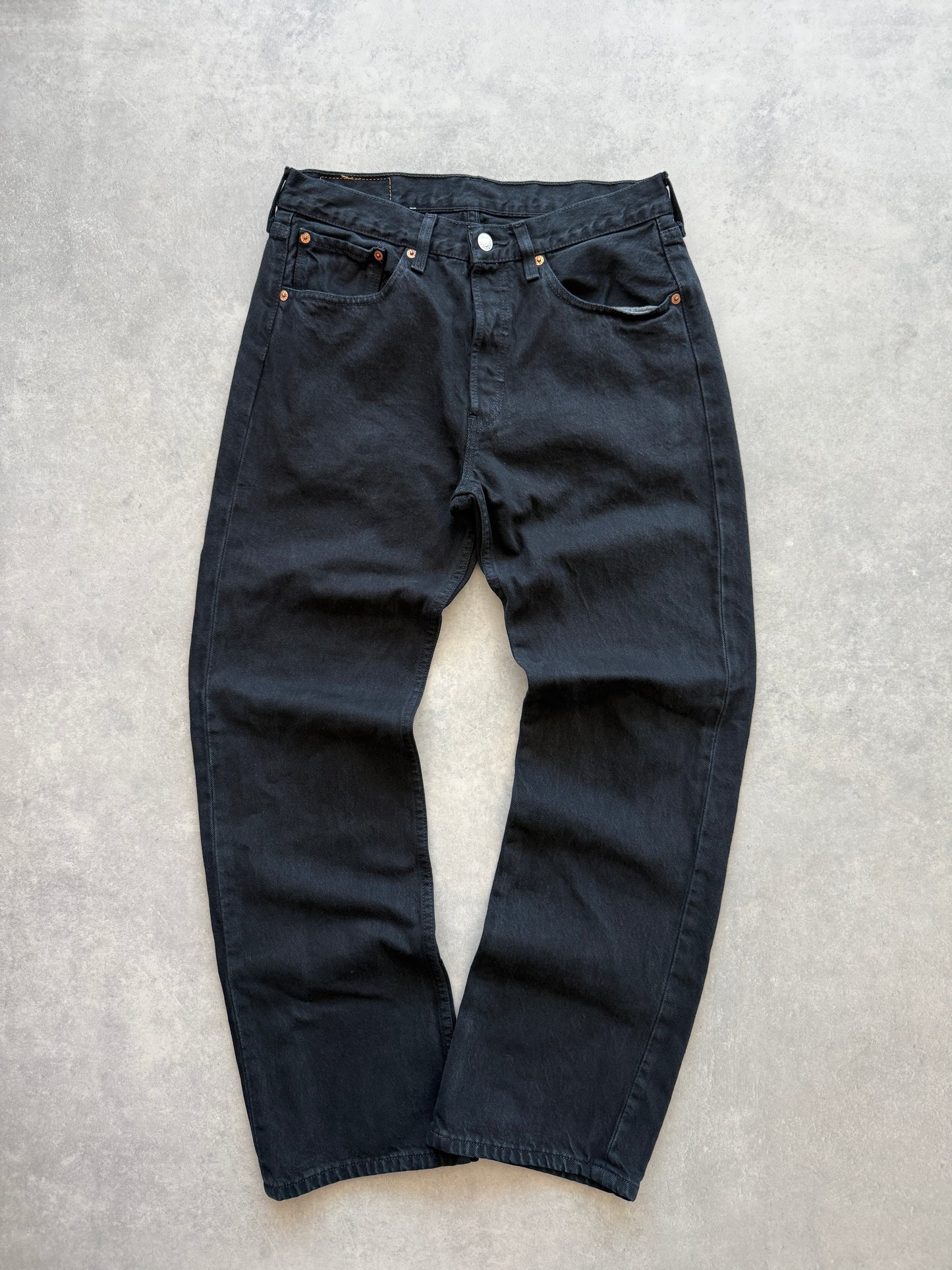Levis 501 muške crne farmerke (31x30)