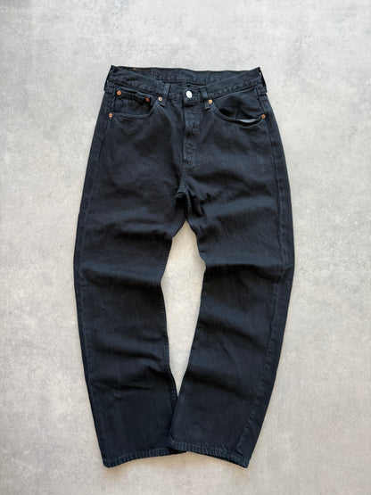 Levis 501 muške crne farmerke (31x30)