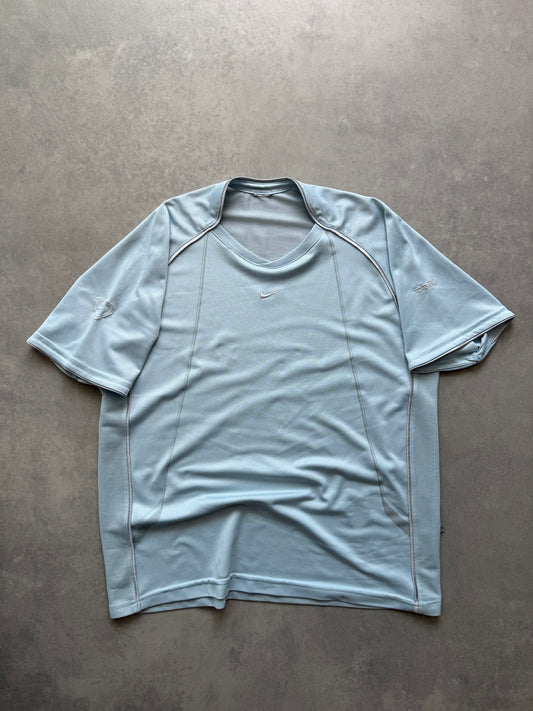 Nike 2000s muška plava sportska majica (XL)