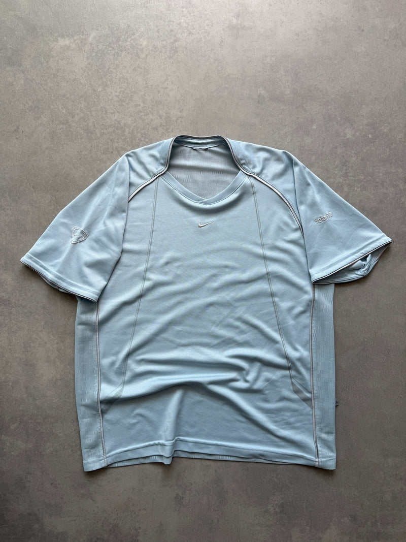 Nike 2000s muška plava sportska majica (XL)