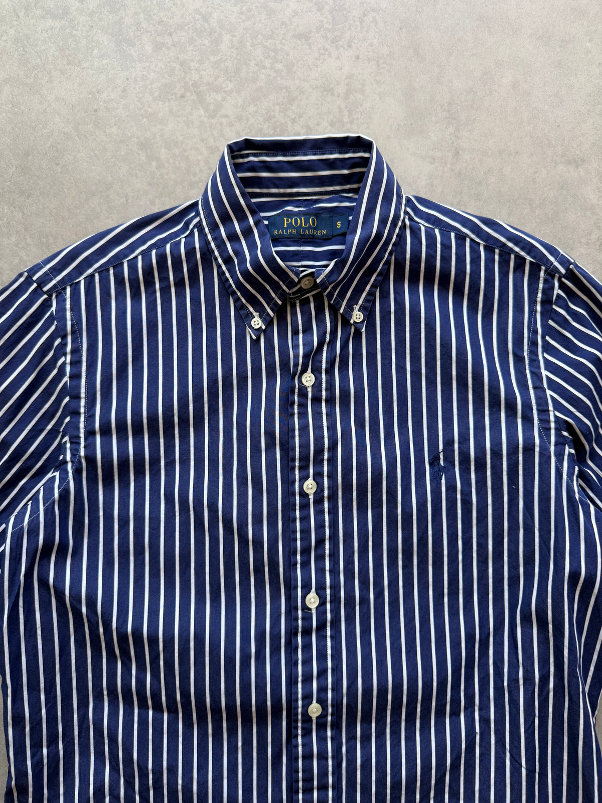 Polo by Ralph Lauren muška plava prugasta košulja (S)