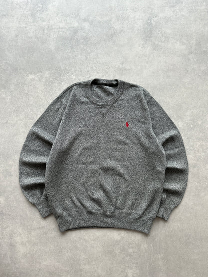 Polo by Ralph Lauren muški sivi džemper (S)