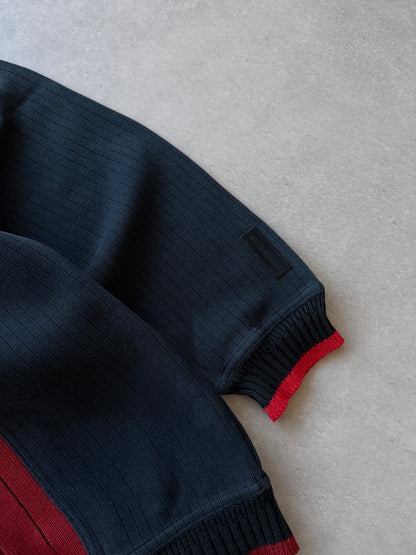 Carlo Colucci retro muški 1/4 zip džemper (L)
