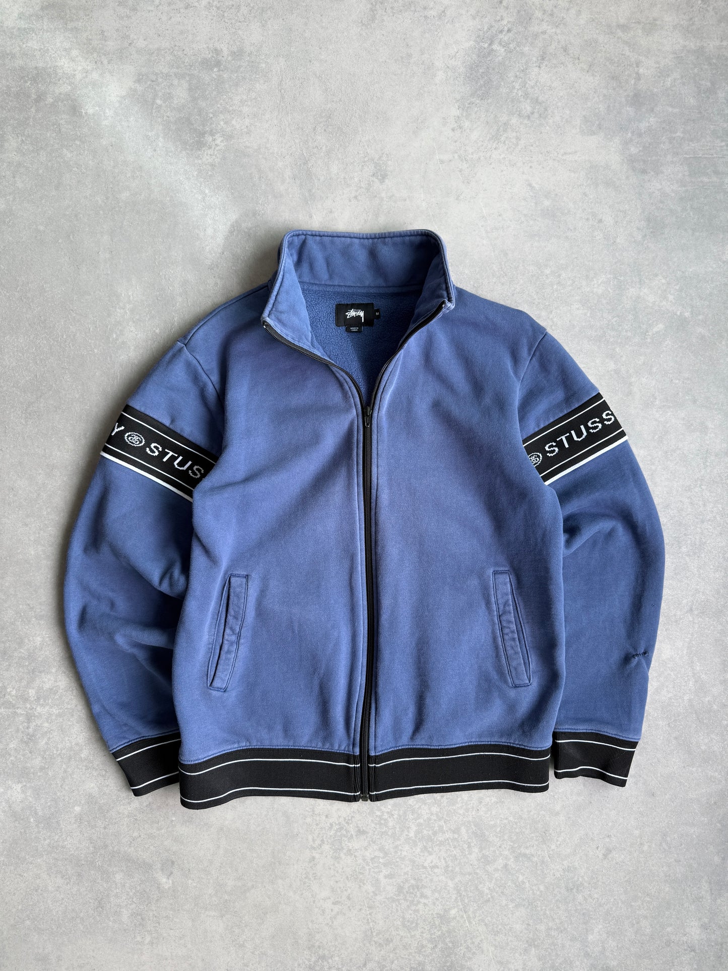 Stussy retro muška plava dukserica (M)