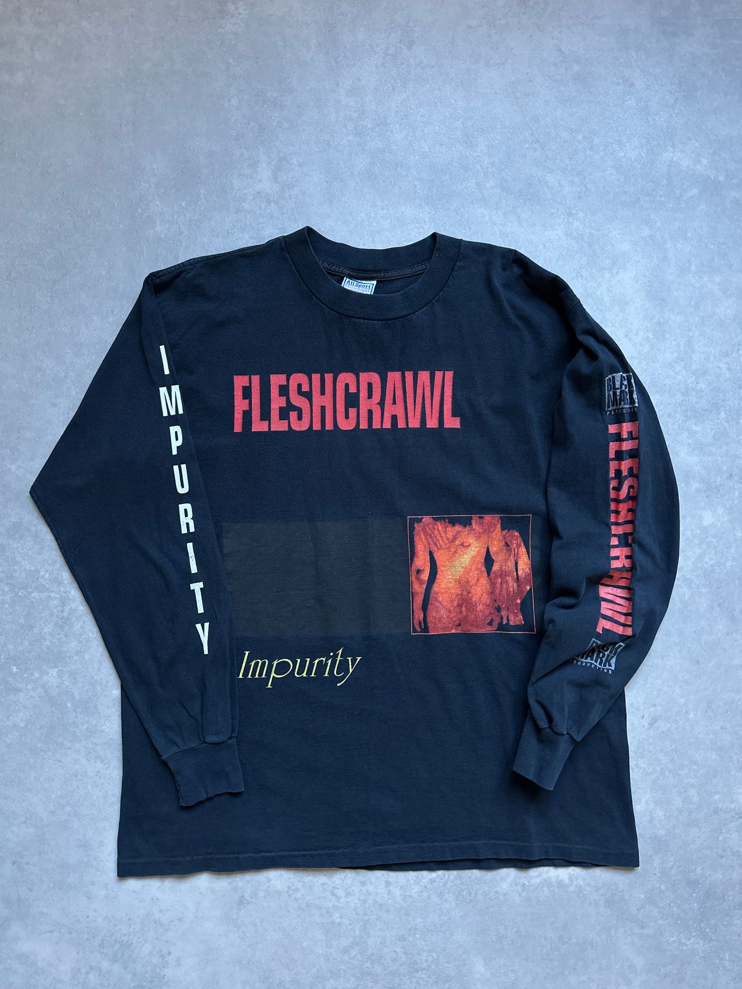 Fleshcrawl Impurity vintage muška bend majica (XL)