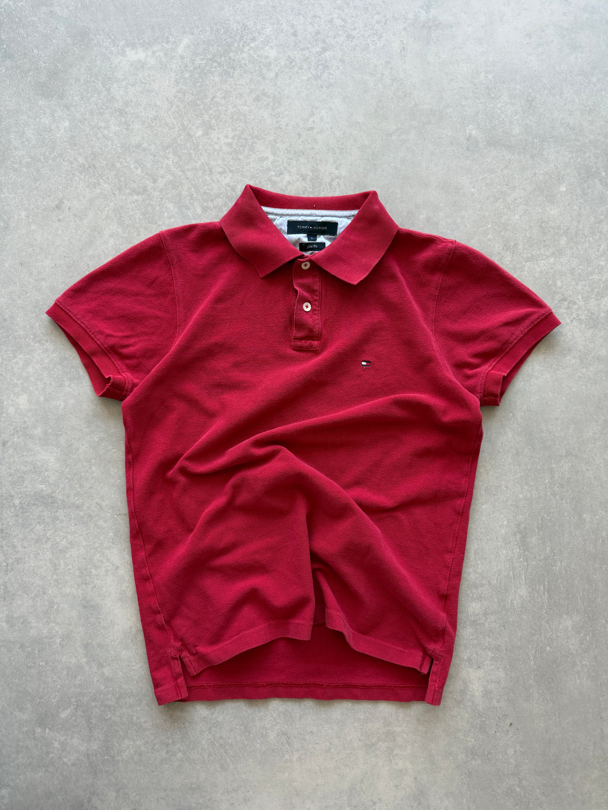 Tommy Hilfiger muška crvena polo majica (S)