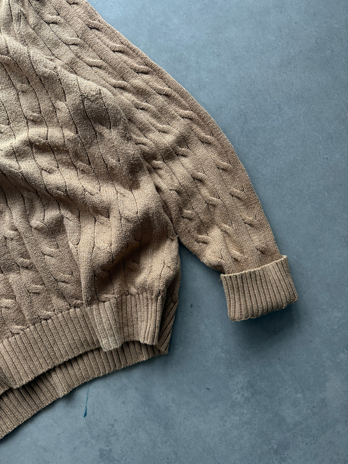 Polo by Ralph Lauren muški cable knit džemper (XL)