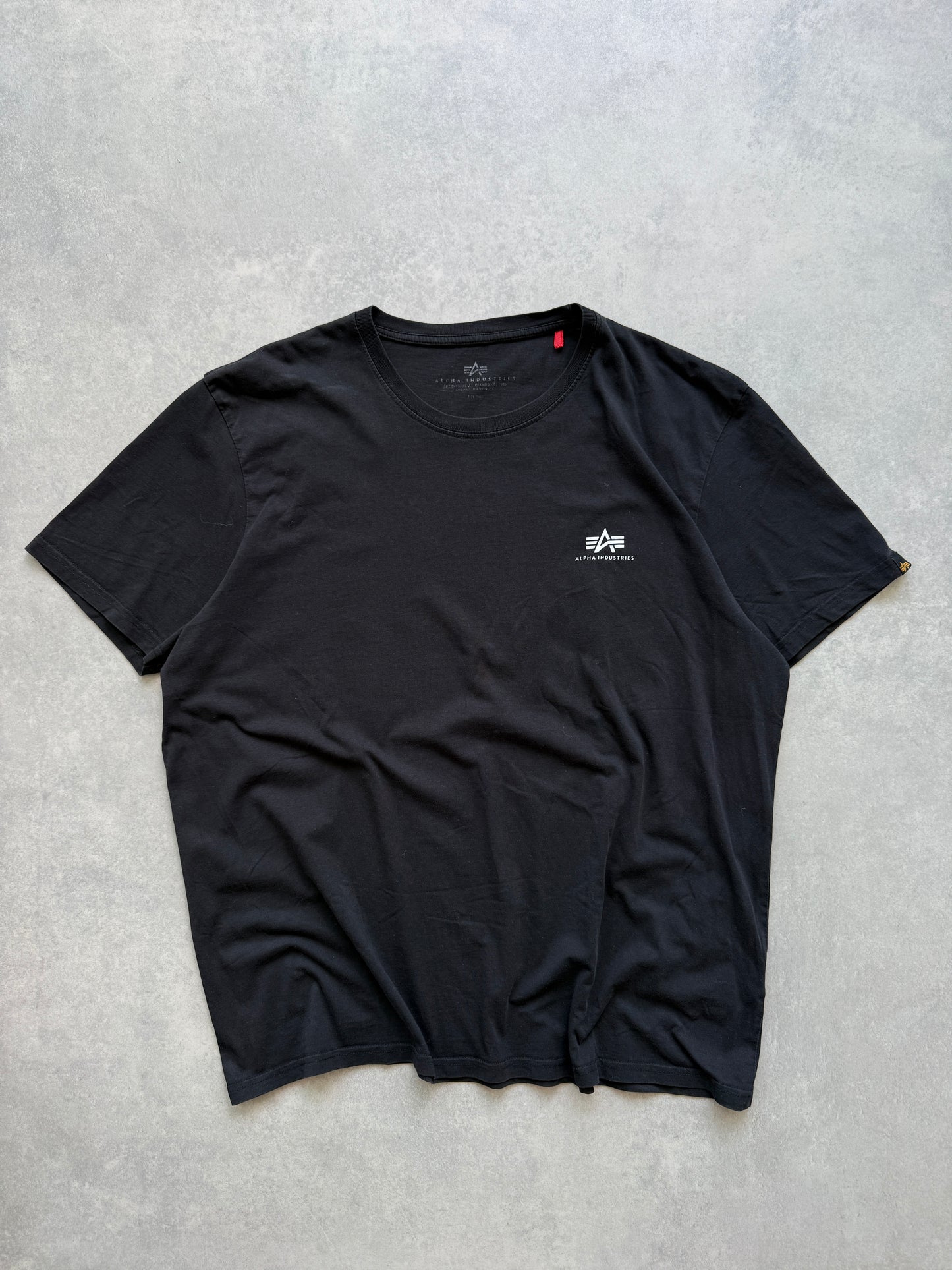 Alpha Industries muška crna majica (XXL)