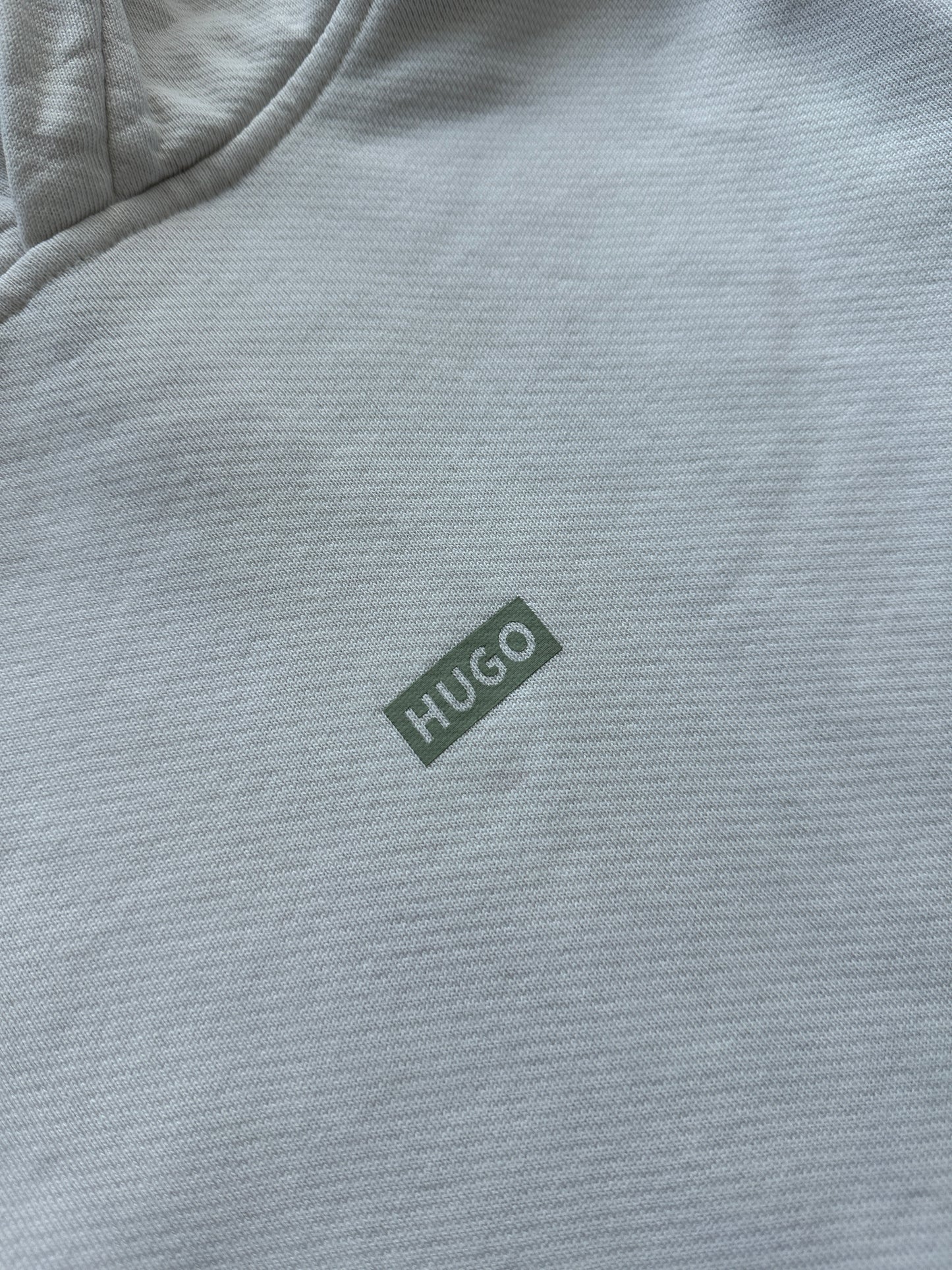 Hugo Boss muška bijela heavy cotton dukserica (M)