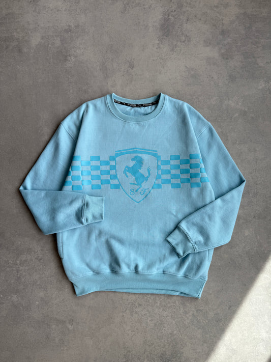 Puma x Ferrari muška plava dukserica (M)