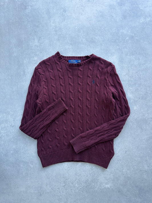 Polo by Ralph Lauren muški cable knit džemper (XS)