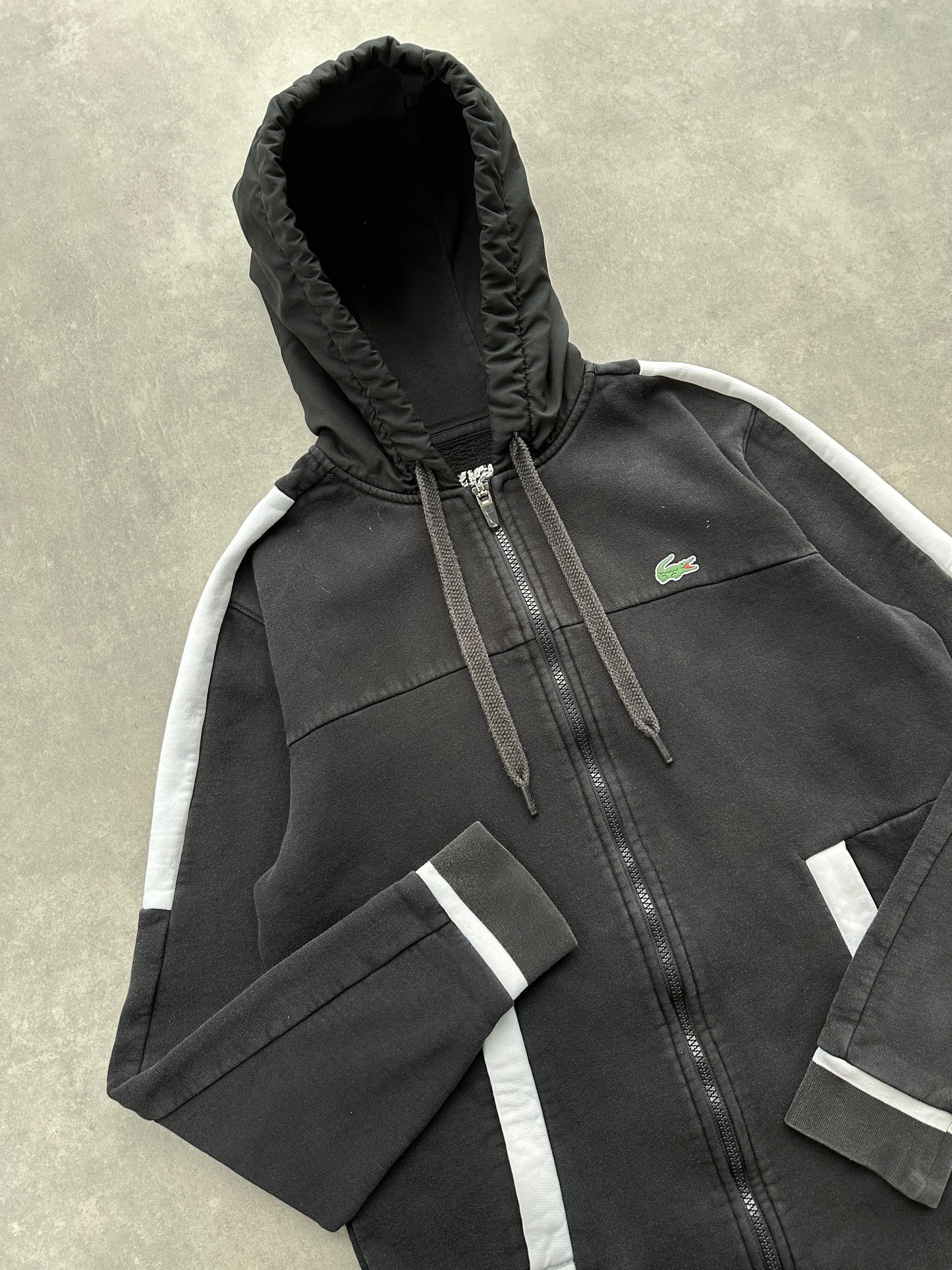 Lacoste muška crna zip up dukserica (M)