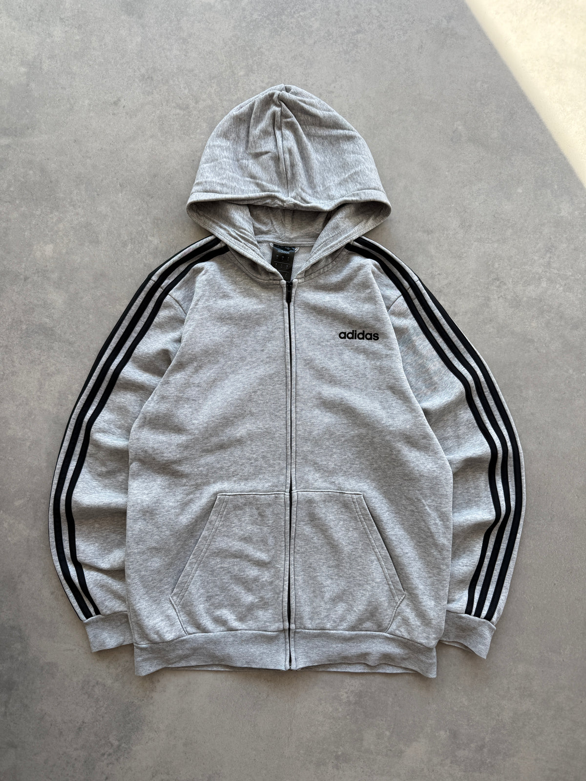 Adidas muška siva zip dukserica (M)