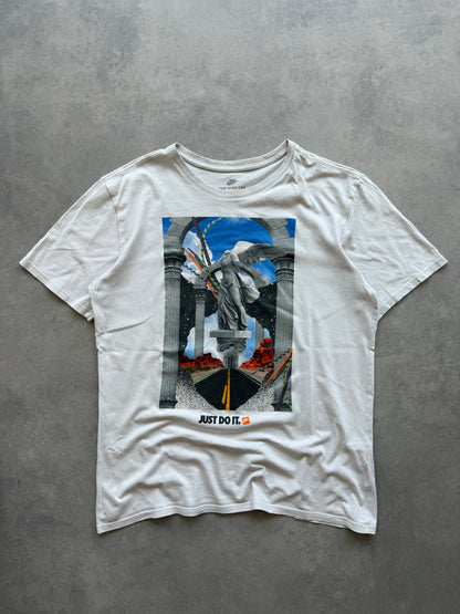 Nike muška bijela slim fit majica (L)