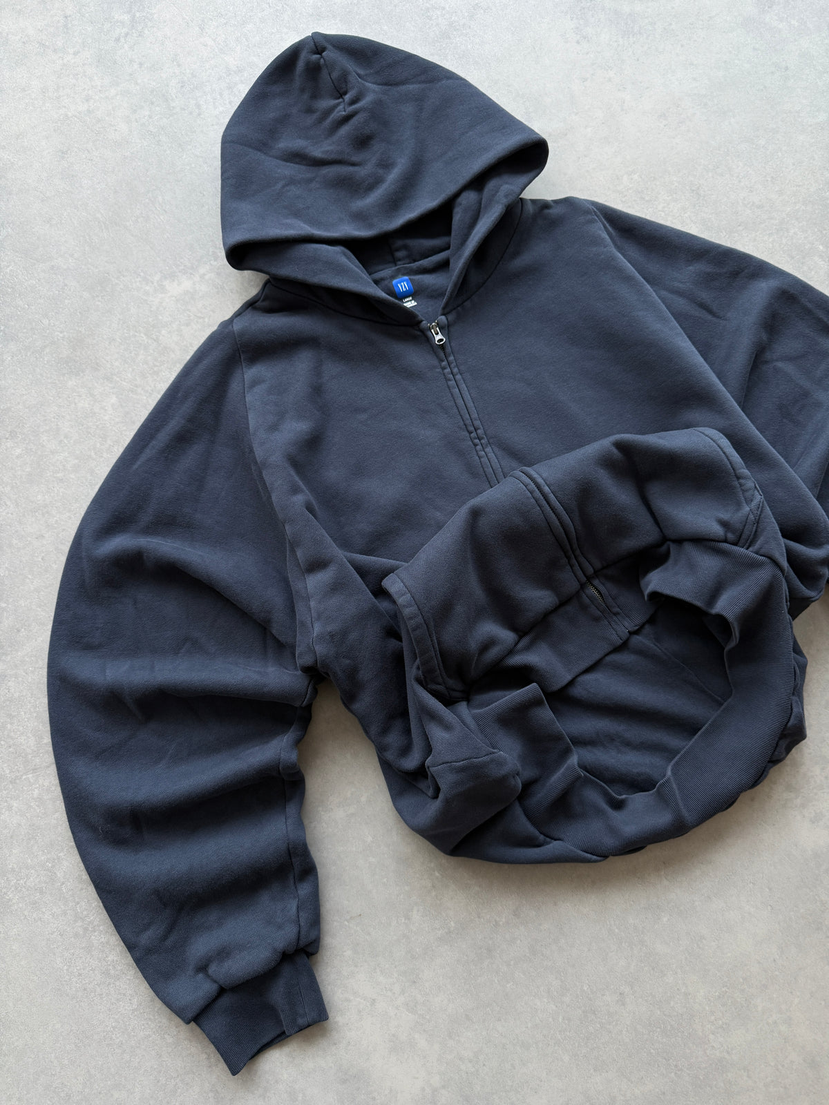 Yeezy x Gap Navy Blue Zip Up muška dukserica (S, L)