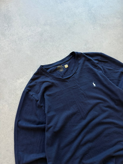 Polo by Ralph Lauren muška basic navy plava majica (L)