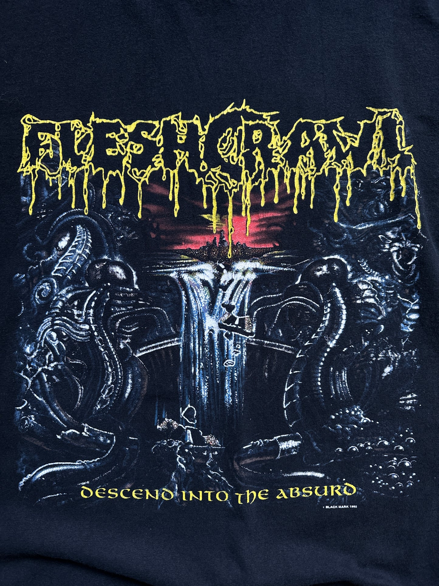 Fleshcrawl vintage 1992 muška bend majica (XL)