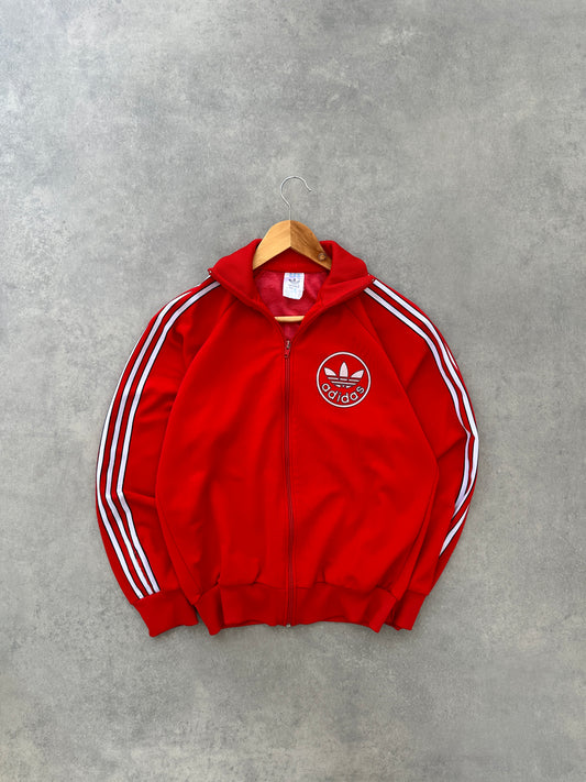 Adidas 80s crvena ženska dukserica na kopcanje (XS)