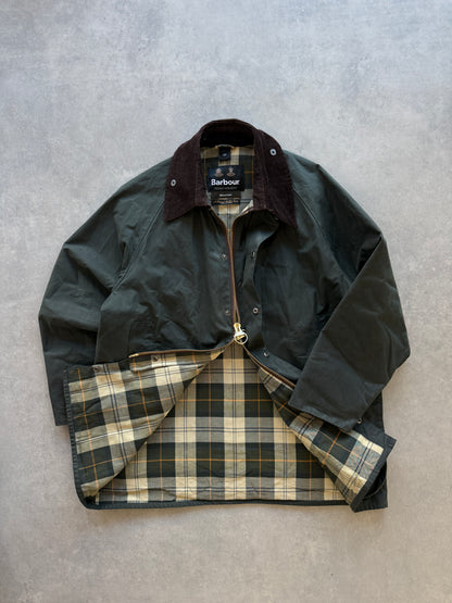 Barbour Beaufort Tartan muška wax cotton jakna (L)