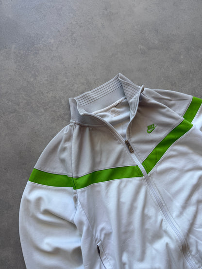 Nike 2000s muška bijela zip up dukserica (M)