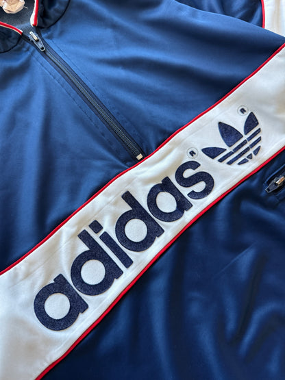 Adidas vintage 80s 1/2 zip muška dukserica (M)