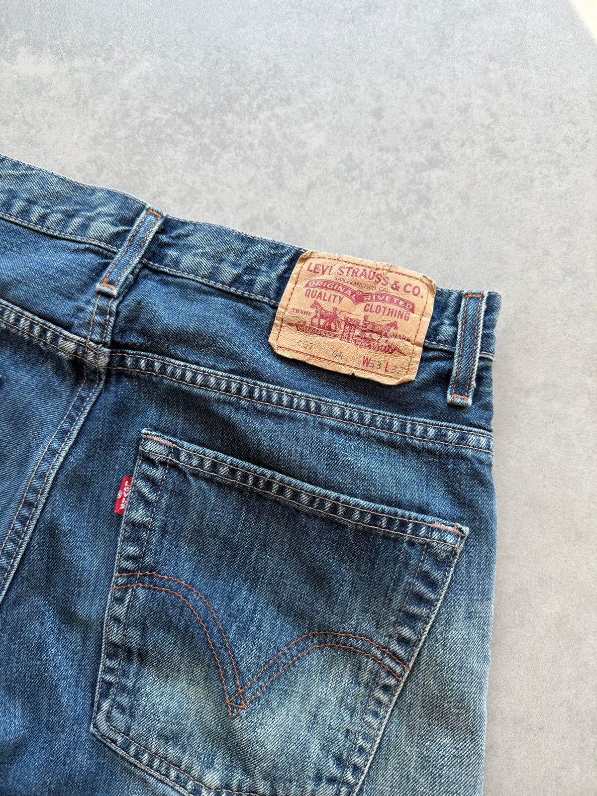 Levis 507 04 vintage muške bootcut farmerke (33x32)