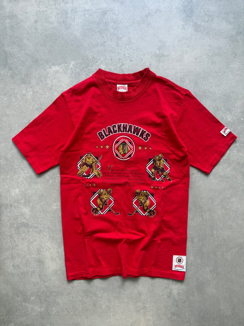 Nutmeg x NHL Blackhawks vintage muška heavy cotton majica (M)