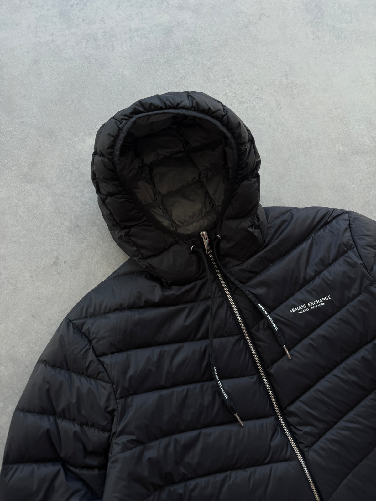 Armani Exchange Woven Down Jacket muška crna jakna (XL)