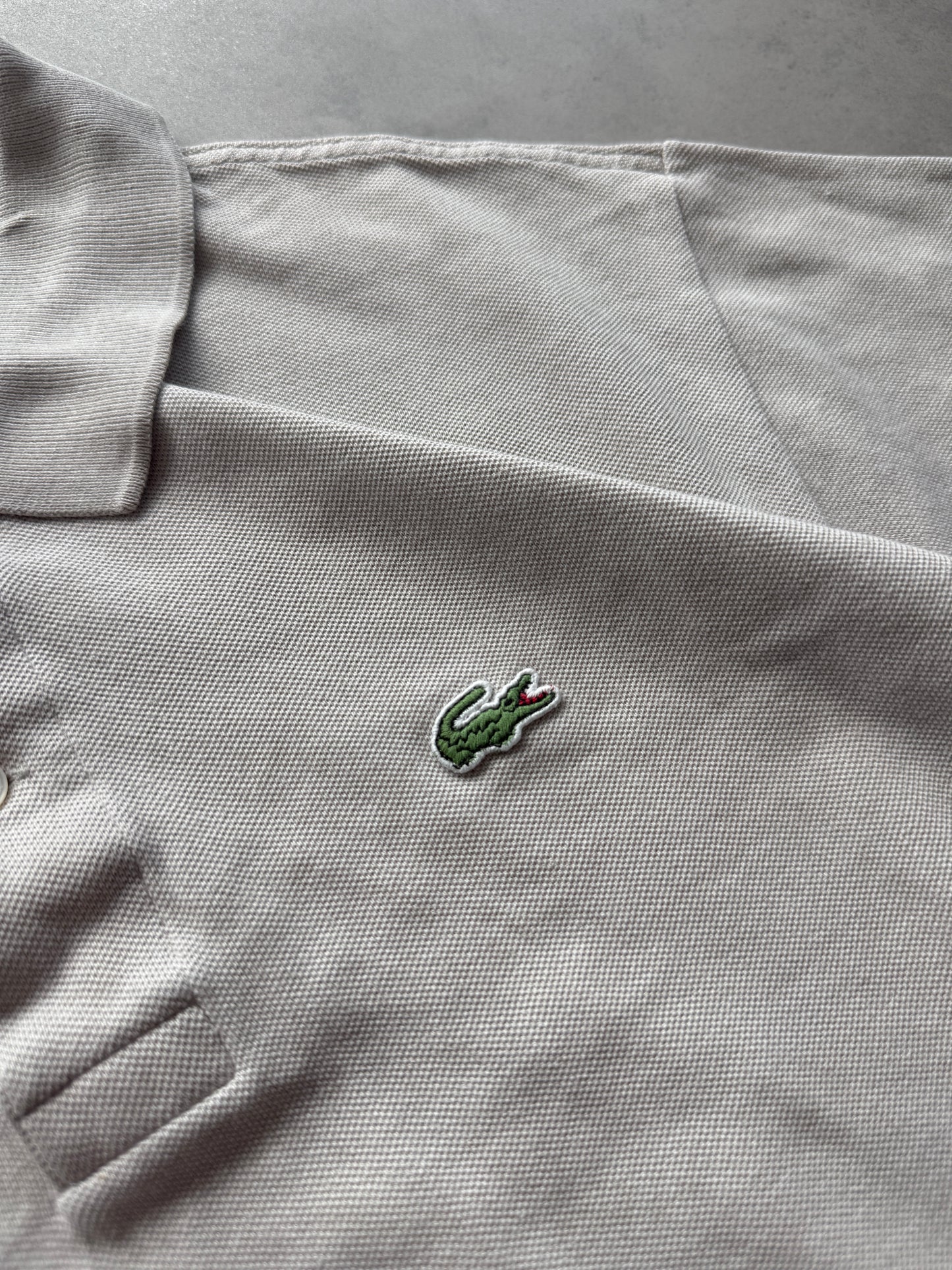 Lacoste vintage muška siva polo majica (XL)