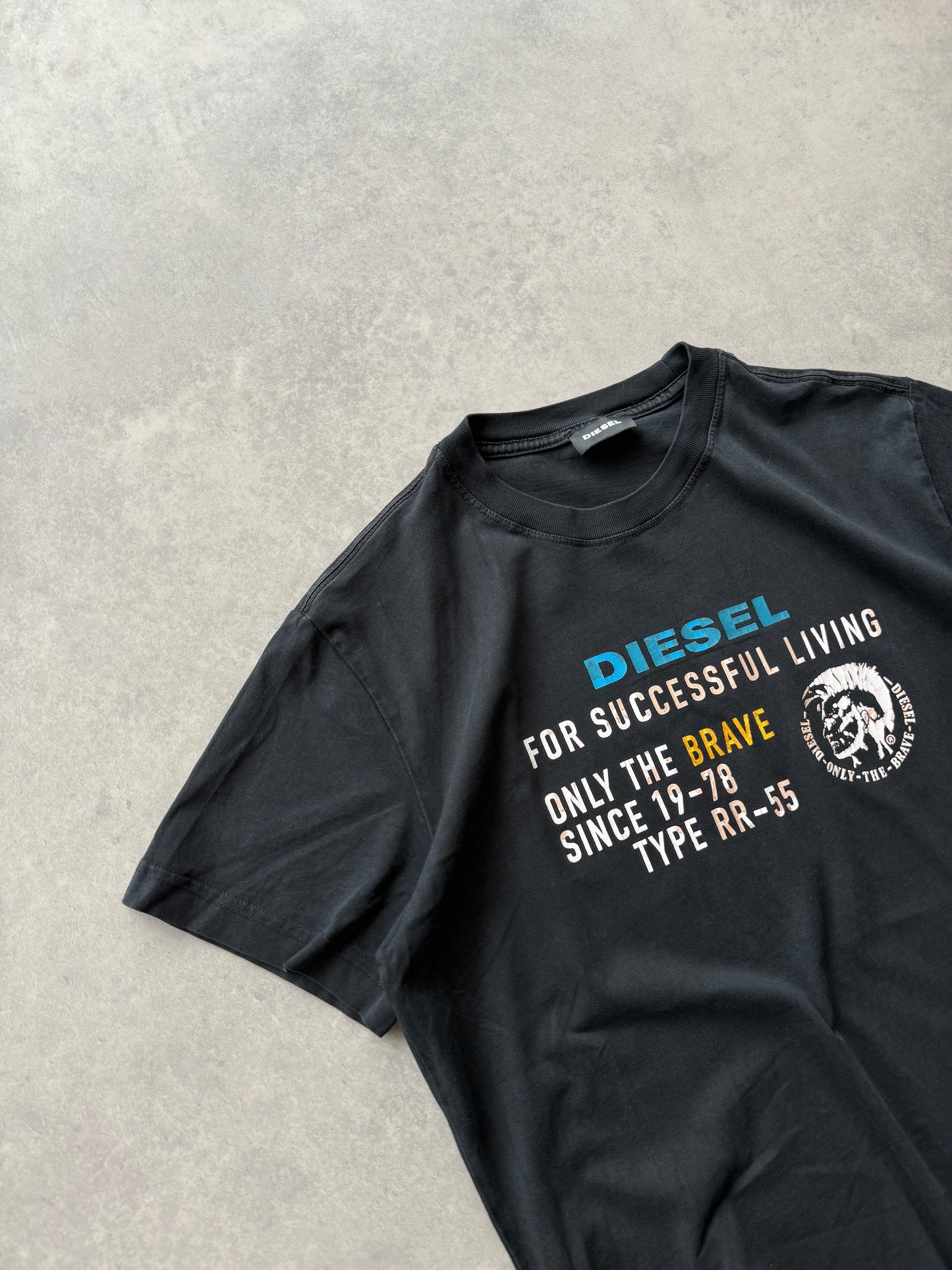Diesel muška crna basic slim fit majica (M)