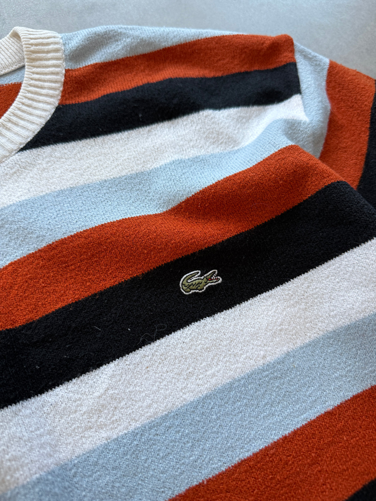 Lacoste bootleg retro muški oversized džemper (S)