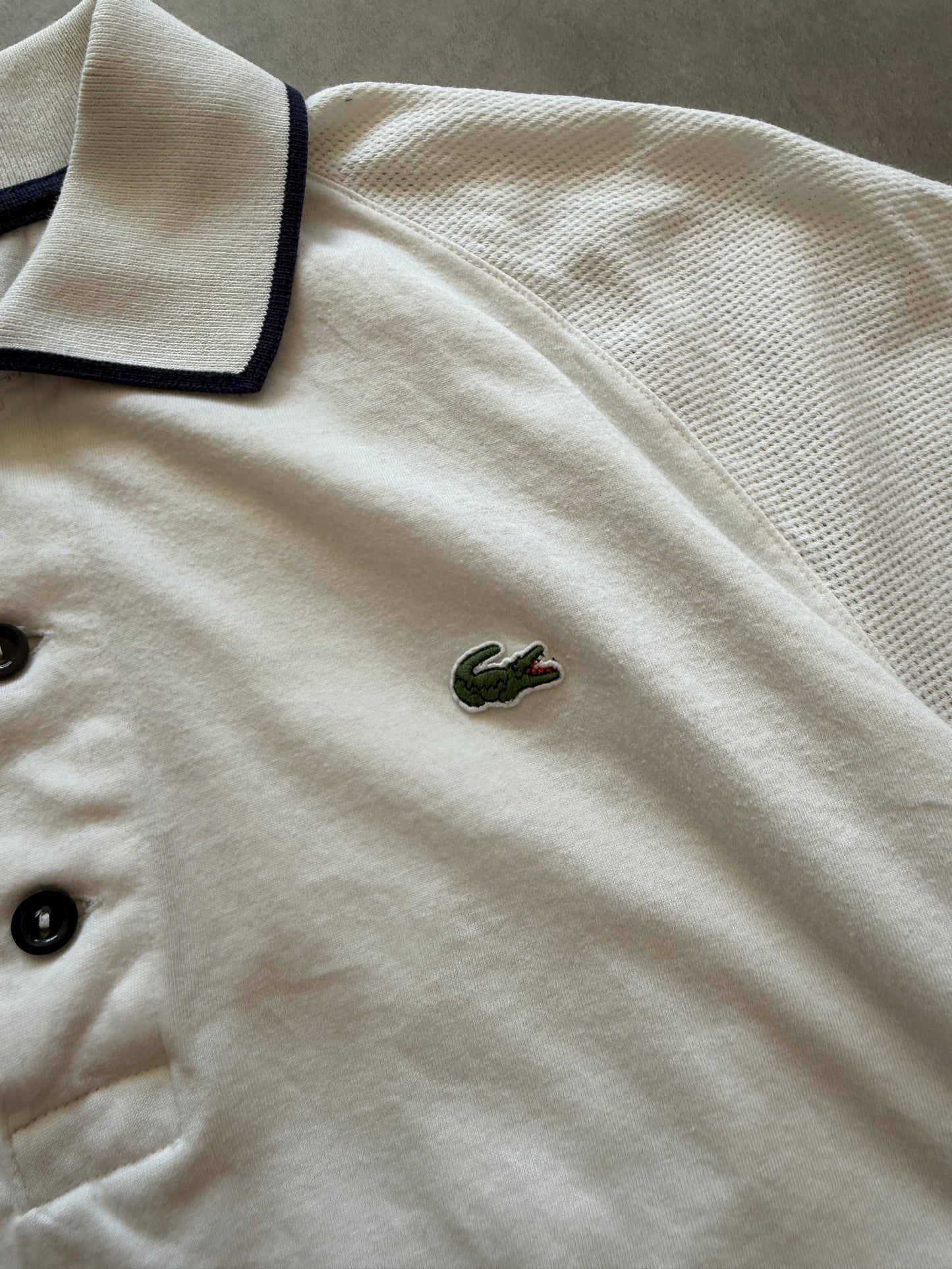Lacoste vintage muška bijela polo majica (L)