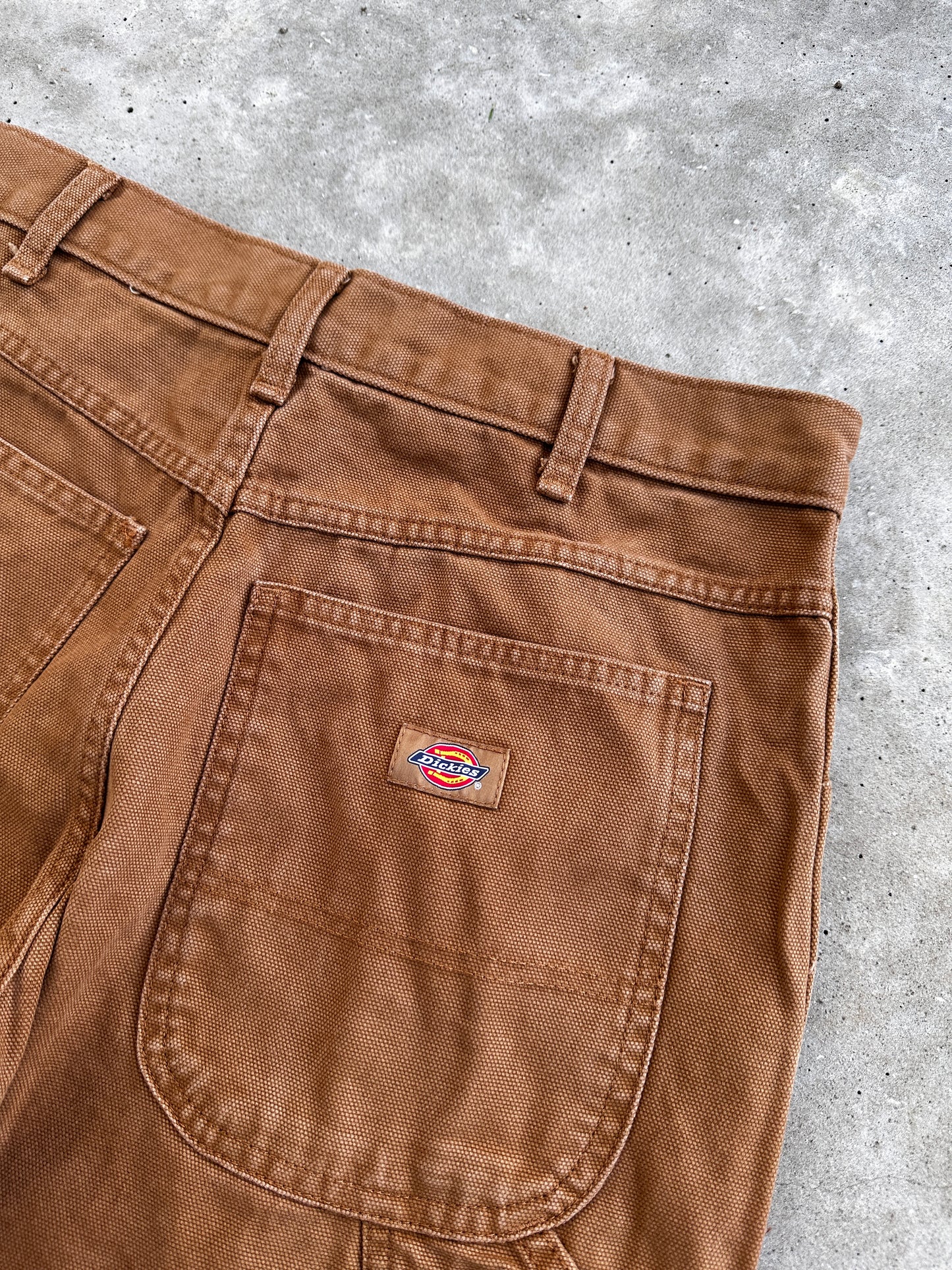 Dickies muške smedje carpenter hlace (30)