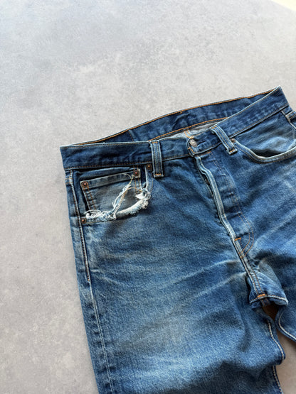 Levis 501 muške plave farmerke (33x32)