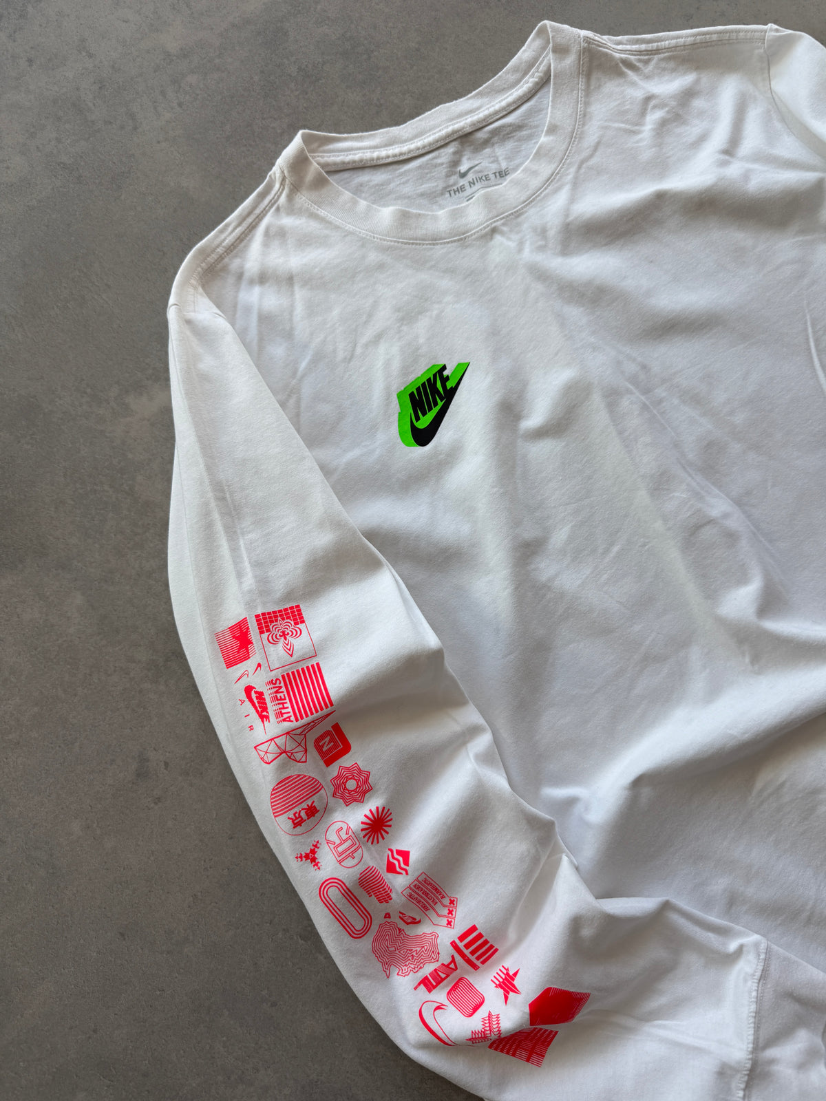 Nike muška bijela majica dugih rukava (XL)