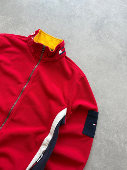 Tommy Hilfiger vintage muška crvena fleece dukserica (M)