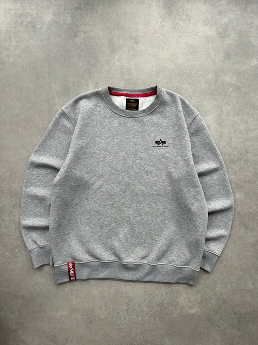 Alpha Industries muška siva dukserica (XL)