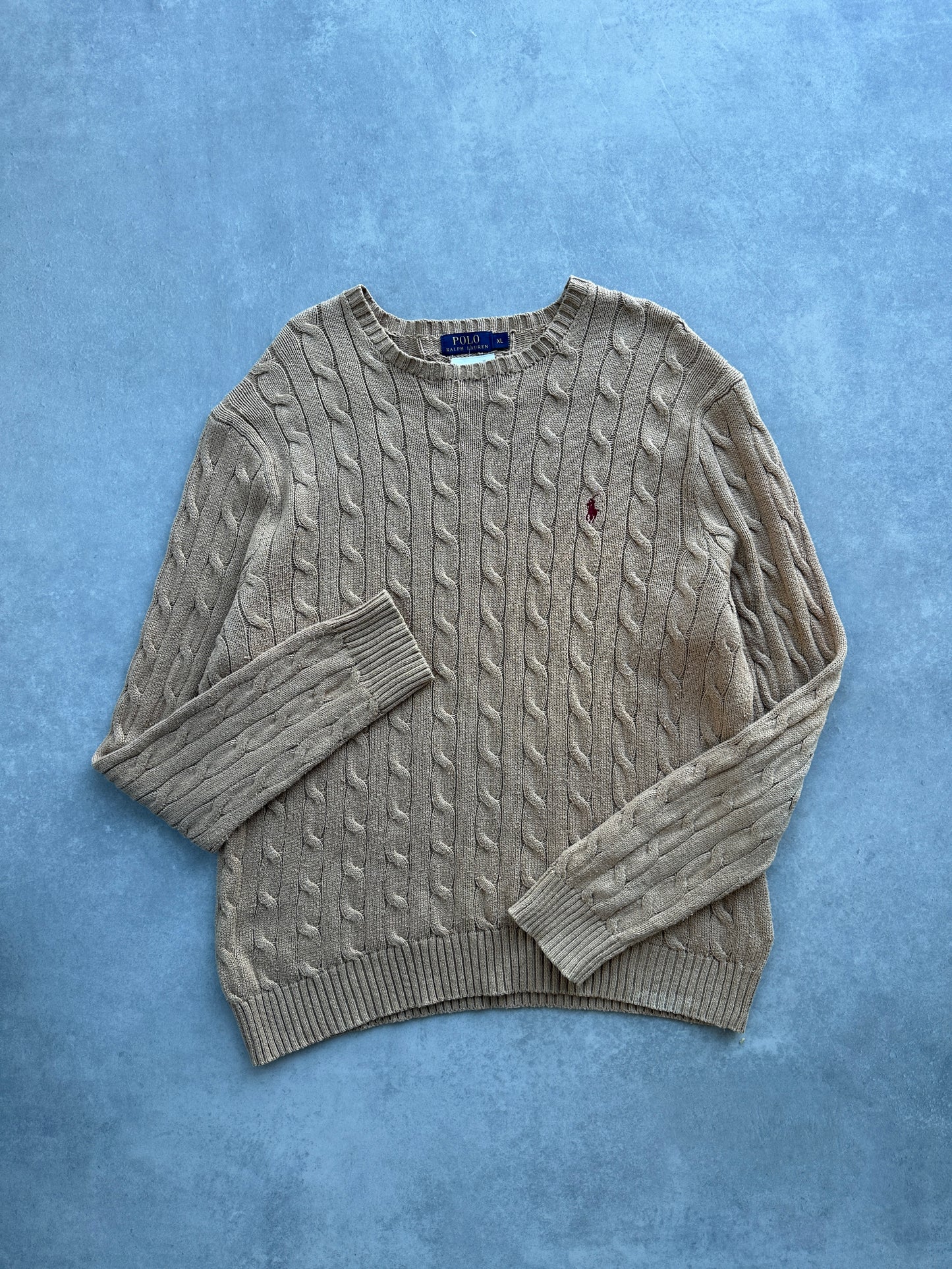 Polo by Ralph Lauren muški cable knit džemper (XL)