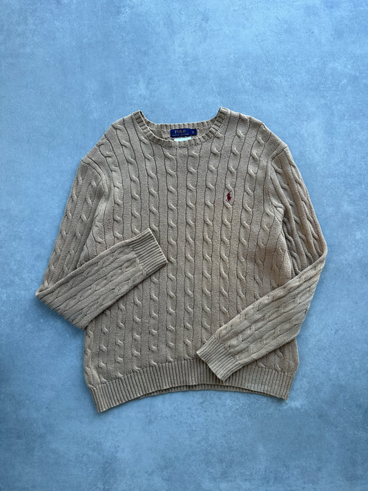 Polo by Ralph Lauren muški cable knit džemper (XL)